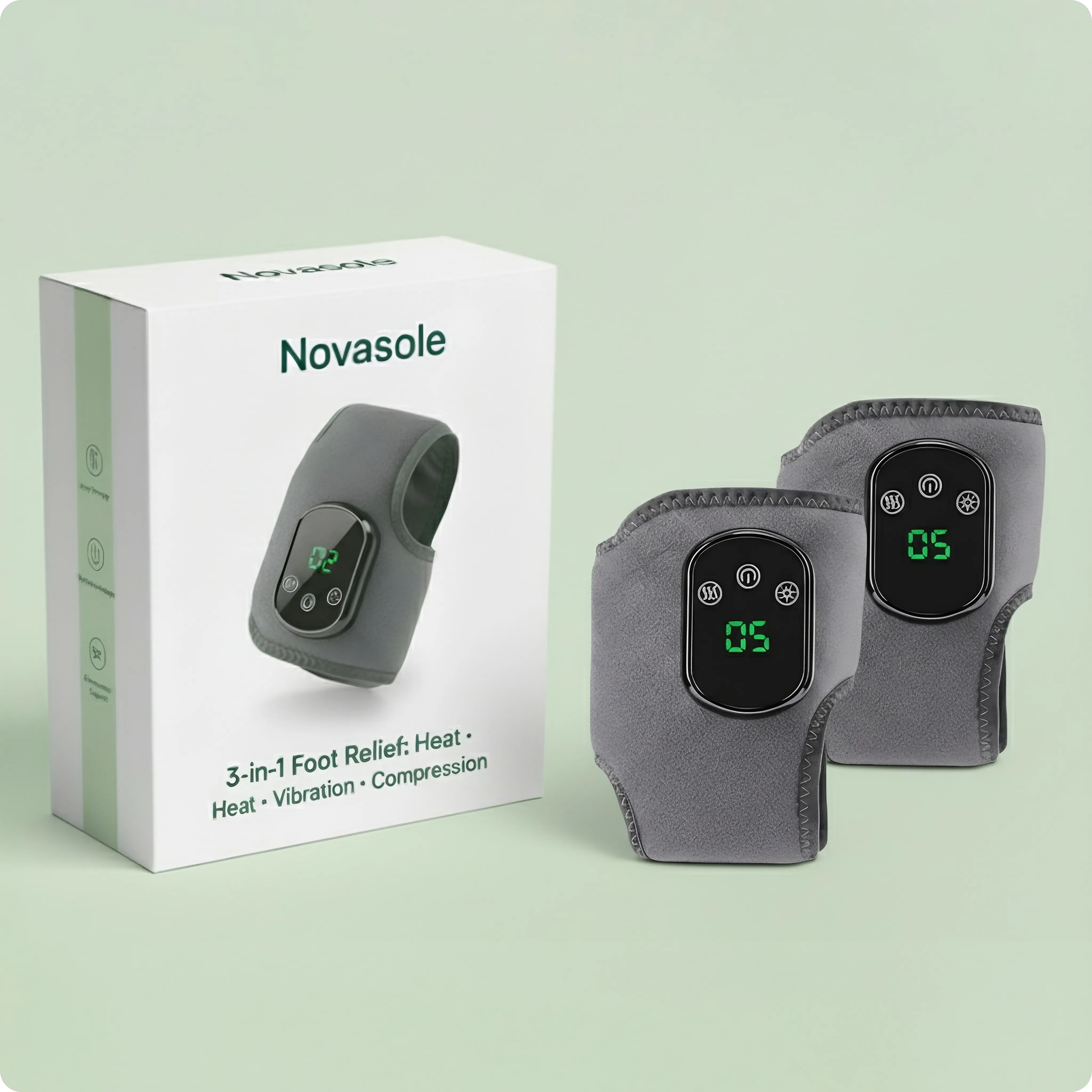 2 Novasole 3-In-1 Foot Massager