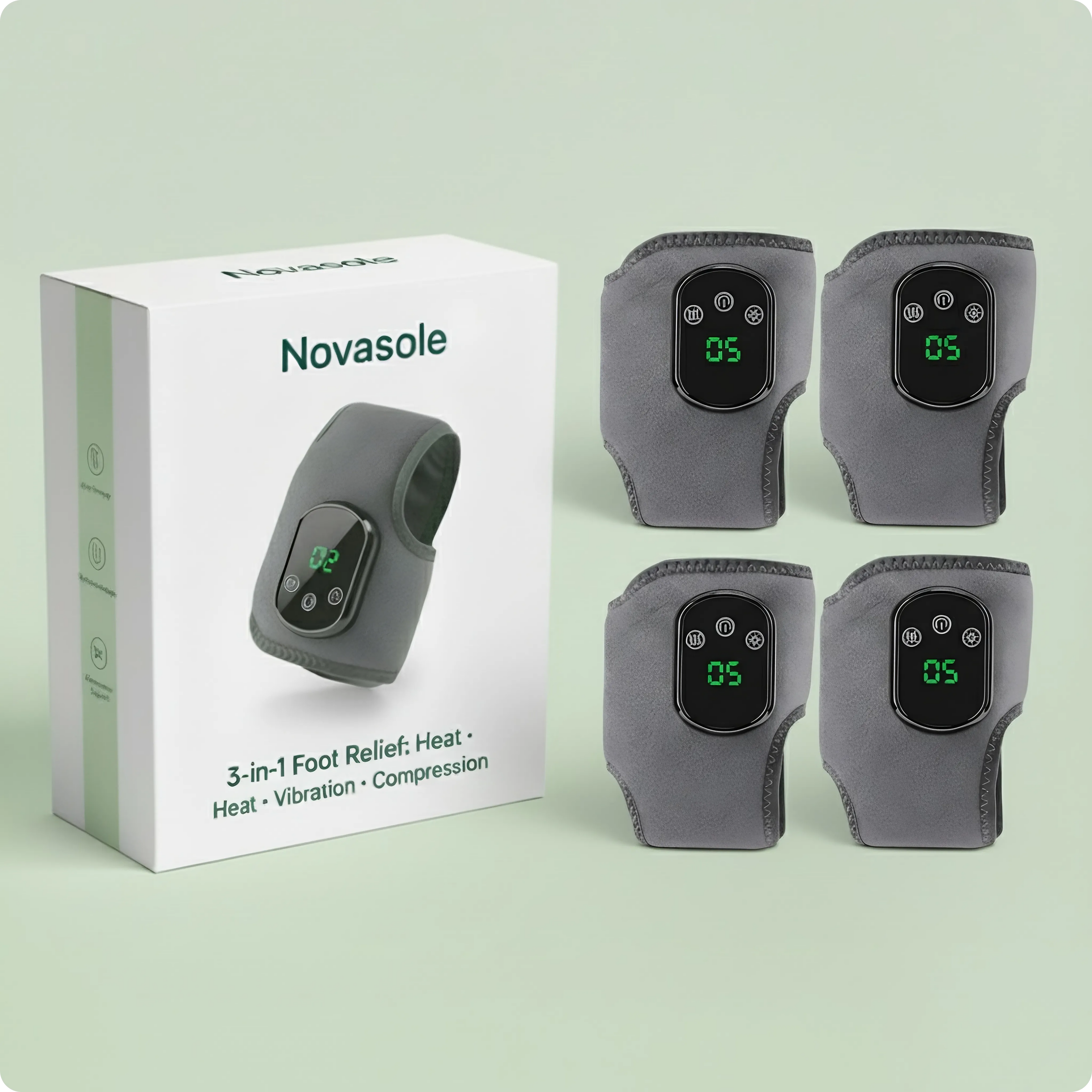 4 Novasole 3-In-1 Foot Massager